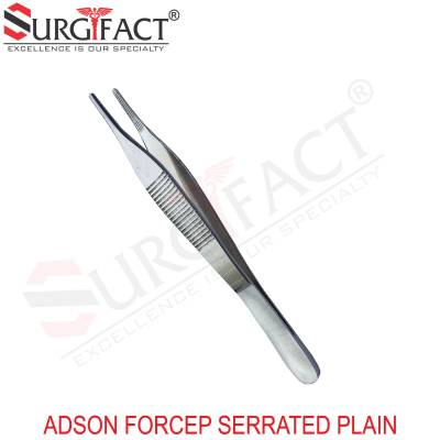 Adson Forcep Serrated Plain - General Surgery Instruments