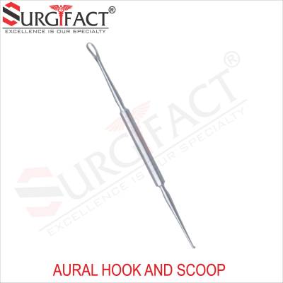 Aural Hook And Scoop - ENT Instruments