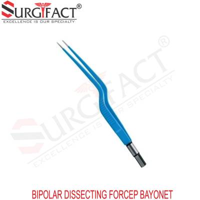 Bipolar Dissecting Forcep Bayonet - Electrosurgery Instruments