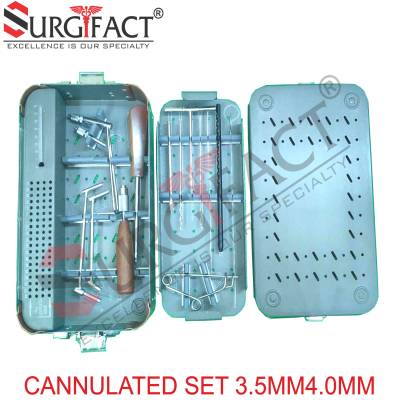 Cannulated Set 3.5mm 4.0mm - Orthopedic Instrument Set in Bareilly
