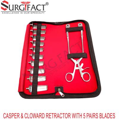 Casper & Cloward Retractor with 5 Pairs Blades - Surgical Instruments in Bareilly