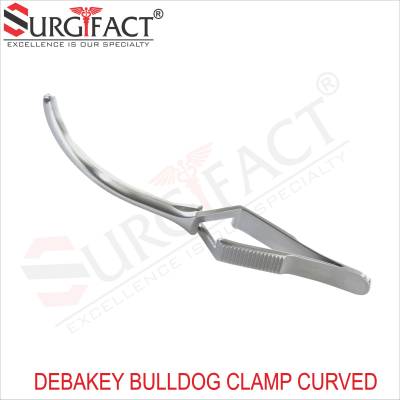 Debakey Bulldog Clamp Curved - Vascular Instruments