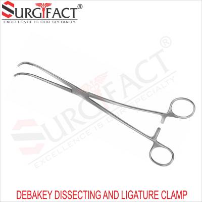 Debakey Dissecting And Ligature Clamp - Vascular Instruments