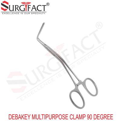 Debakey Multipurpose Clamp 90 Degree - Vascular Instruments