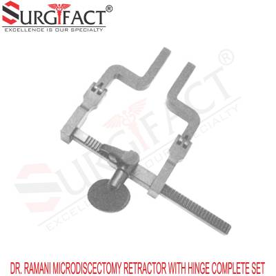 Dr. Ramani Microdiscectomy Retractor with Hinge Complete Set - Neurology Instruments