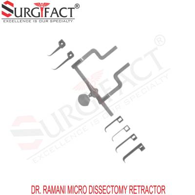 Dr. Ramani Microdiscectomy Retractor Without Hinge Complete Set - Neurology Instruments