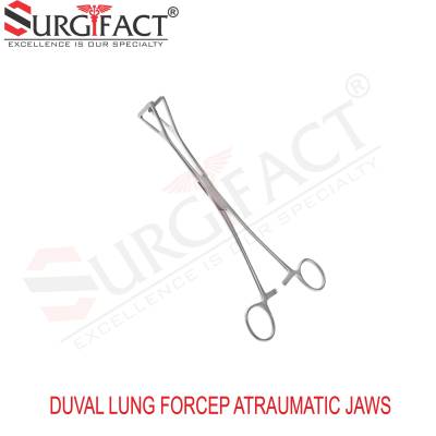Duval Lung Forcep Atraumatic Jaws - Vascular Instruments