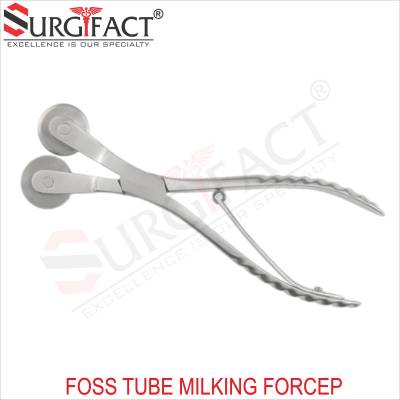 Foss Tube Milking Forcep - Cardiac Instruments