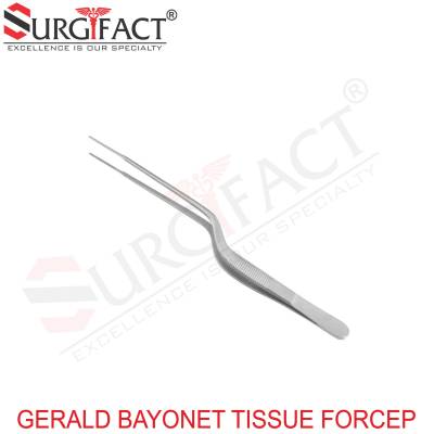 Gerald Bayonet Tissue Forcep - General Surgery Instruments