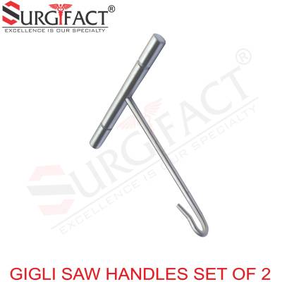 Gigli Saw Handles Set Of 2 - Neurology Instruments