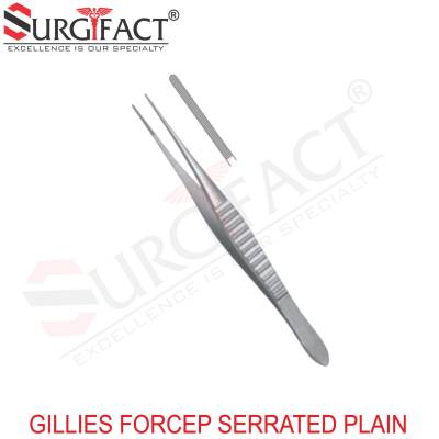 Gillies Forcep Serrated Plain - General Surgery Instruments