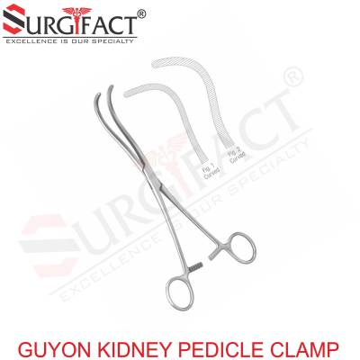 Guyon Kidney Pedicle Clamp - Urology Instruments in Bareilly