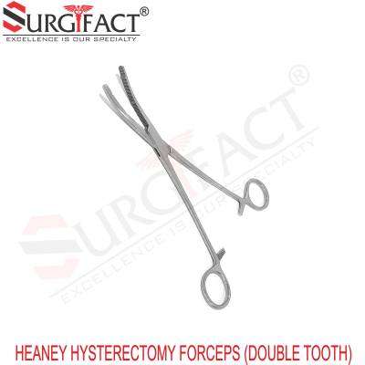 Heaney Hysterectomy Forcep (Double Tooth) - Gynaecology Instruments