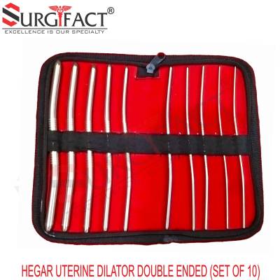 Hegar Uterine Dilator Double Ended (Set Of 10) - Gynaecology Instruments