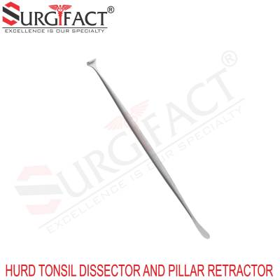 Hurd Tonsil Dissector And Pillar Retractor - ENT Instruments