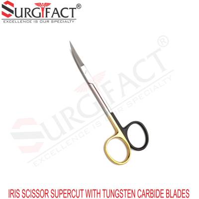 Iris Scissor Supercut With Tungsten Carbide Blades - General Surgery Instruments