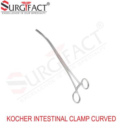 Kocher Intestinal Clamp Curved - General Surgery Instruments