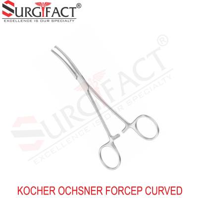 Kocher Ochsner Forcep Curved - General Surgery Instruments