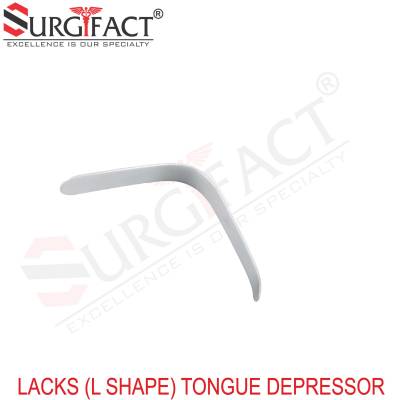 Lacks (L Shape) Tongue Depressor - ENT Instruments