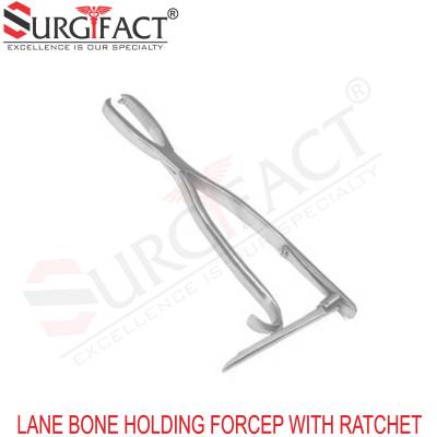 Lane Bone Holding Forcep With Ratchet - Orthopaedic Instruments in Kolhapur