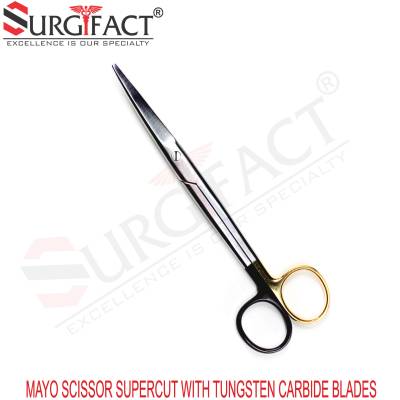 Mayo Scissor Supercut With Tungsten Carbide Blades - General Surgery Instruments