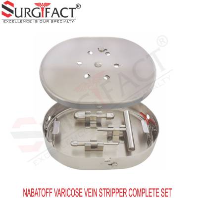 Nabatoff Varicose Vein Stripper Complete Set - General Surgery Instruments