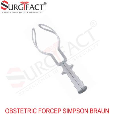 Obstetric Forcep Simpson Braun - Gynaecology Instruments