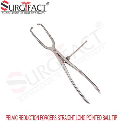 Pelvic Reduction Forcep Straight Long Pointed Ball Tip - Orthopaedic Instruments in Kolhapur