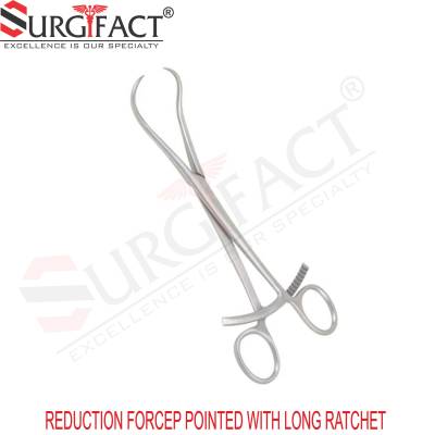 Reduction Forcep Pointed With Long Ratchet - Orthopaedic Instruments in Kolhapur