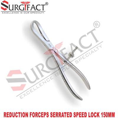 Reduction Forcep Serrated Speed Lock 150mm - Surgical Instruments in Bareilly