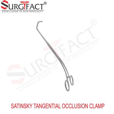 Satinsky Tangential Occlusion Clamp - Vascular Instruments