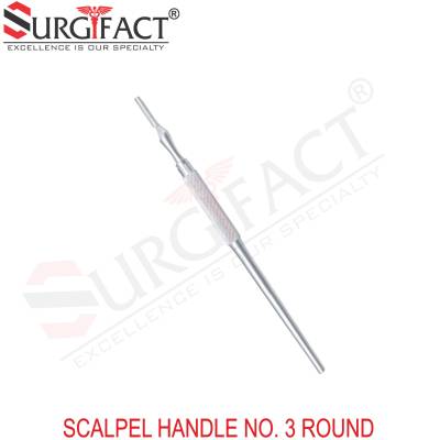 Scalpel Handle No. 3 Round - General Surgery Instruments