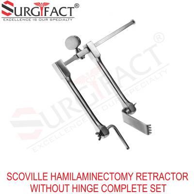 Scoville Hamilaminectomy Retractor Without Hinge Complete Set - Spine Instruments in Indore