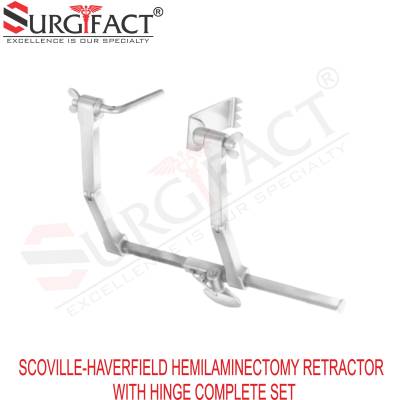Scoville-Haverfield Hemilaminectomy Retractor With Hinge Complete Set - Spine Instruments in Indore