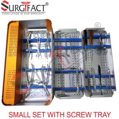 Small Set With Screw Tray - Orthopedic Instrument Set in Bareilly
