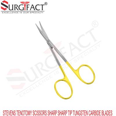 Steven Tenotomy Scissor Sharp sharp Tip Tungsten Carbide Blades - General Surgery Instruments
