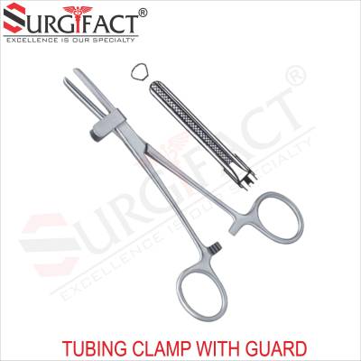 Tubing Clamp With Guard - Cardiac Instruments
