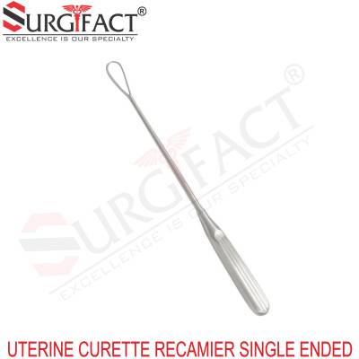 Uterine Curette Recamier Single Ended - Gynaecology Instruments